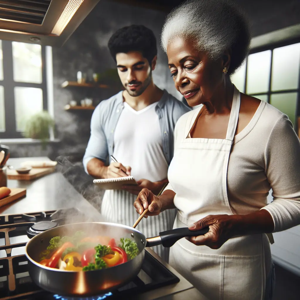 Cooking With A Pan